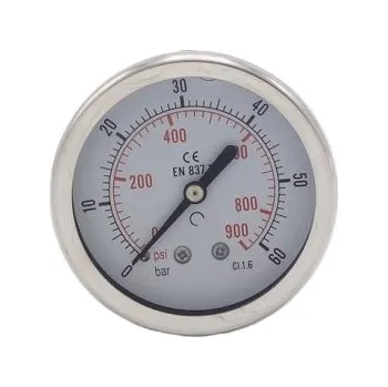 Hydraulický filtr Manometr -1-0 Bar M12x1,5 ZV pr.63mm bez gly