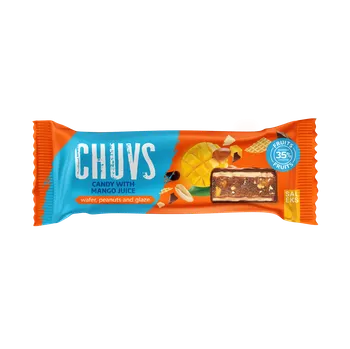Čokoládová tyčinka Tyčinka CHUVS mango 30g