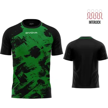 Chlapecké tričko Sportovní triko Givova Art Interlock green-black S