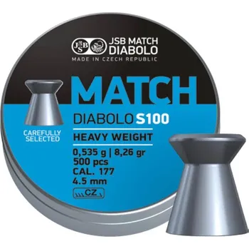 Diabolka Diabolky JSB Match S100 cal. 4,50 mm
