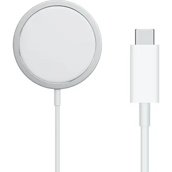 Indukční nabíječka MagSafe 15W pro IPHONE 12 MINI / 12/12 PRO / 12 PRO MAX, 5V 2A USB-C bílá