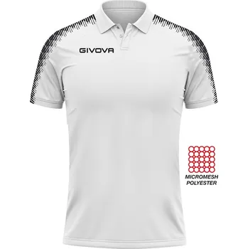 Pánské tričko Polo triko Givova Polo Club White 3XL
