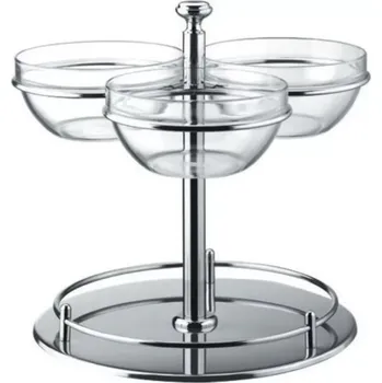 Stojan otočný na 3 misky