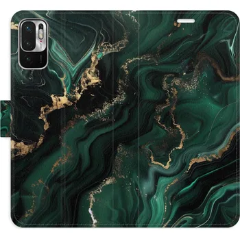 Pouzdro na mobilní telefon Flipové pouzdro iSaprio - Emerald 02 - Xiaomi Redmi Note 10 5G