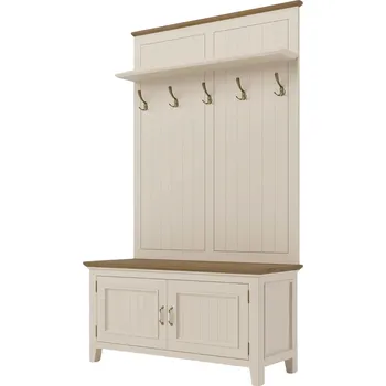 Komoda Předsíňová stěna PROVENCE z masivu krémová Barevné provedení: Krémová