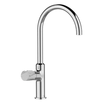 Vodovodní baterie Invena Stone Plus, stojánková dřezová baterie, chromová, INV-BZ-P3-001-V