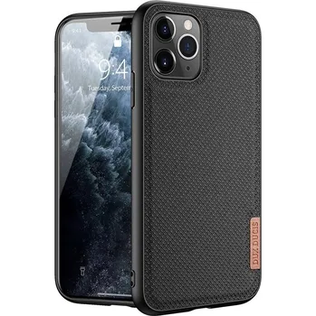 Pouzdro na mobilní telefon Kryt iPhone 11 Pro Dux Ducis Fino nylon case černý