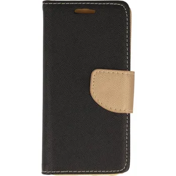 Pouzdro na mobilní telefon OEM Pouzdro flip fancy iPhone 14 černá/zlatá