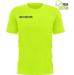 Bavlněné triko Givova Fresh amarillo fluo 4XL