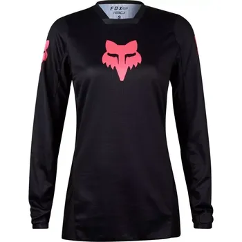 Moto oblečení Fox Womens 180 Blackout Jersey L black/black