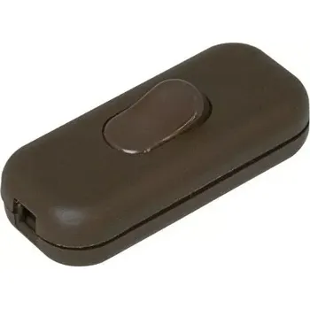 Spínač 178 průběžný hnědý