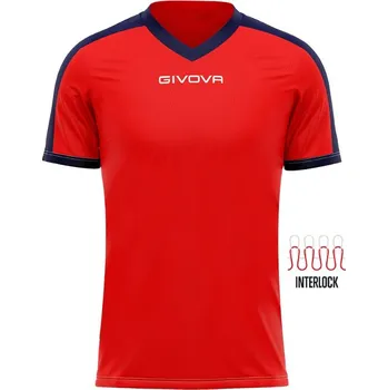 Chlapecké tričko Sportovní triko GIVOVA Revolution red-blue XS