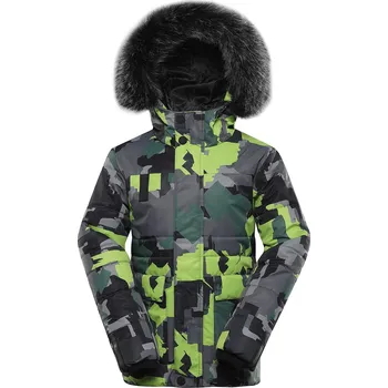 Dívčí oblečení Dětská zimní bunda ALPINE PRO Werdo green 164-170