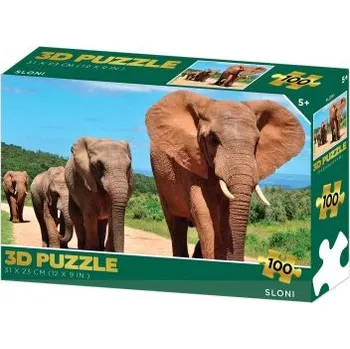 Puzzle Lamps Puzzle 3D - Sloni