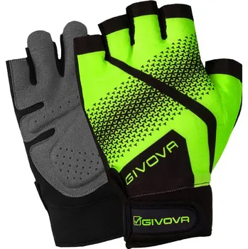 Rukavice Tréninkové rukavice GIVOVA Gym Fluo Yellow-Black XL