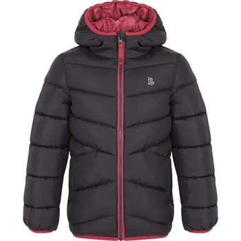 Dívčí oblečení Dívčí bunda LOAP INLAS dark grey 122-128