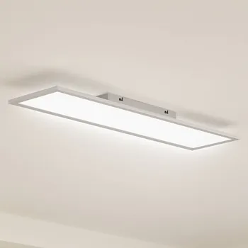 Lampička Lindby LED panel Enhife, bílý, 80 x 20 cm, kov, 4 000 K bílá LED 21 W celkem - Doprava zdarma