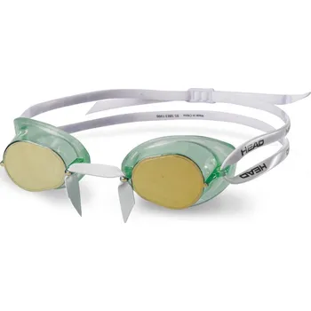 Plavecké brýle Plavecké brýle Head Goggle Racer Mirrored zelená