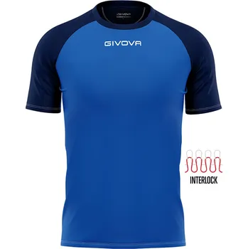 Chlapecké tričko Sportovní triko Givova Capo Royal-Navy 2XL
