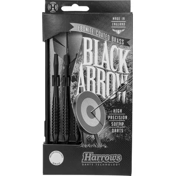 Příslušenství pro šipky Šipky Harrows Black Arrow soft 18g