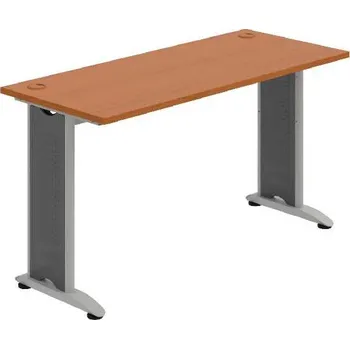 Kancelářský vozík HOBIS kancelářský stůl pracovní rovný - FE 1400, třešeň + doprava zdarma