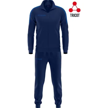 Moto kalhoty Souprava GIVOVA Tuta Revolution Blue-Royal 2XL