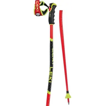 Sjezdová hůlka LEKI WCR GS 3D Bright Red/Black/NeonYellow Délka: 125cm