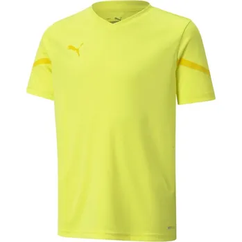 Dětská móda Dětské triko PUMA teamFLASH Jersey Flou Yellow 140