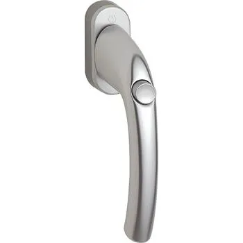 Okenní klika HOPPE okenní klika TOKYO s knoflíkem čtyřhran 7x32mm polohování 90° F1 stříbrná