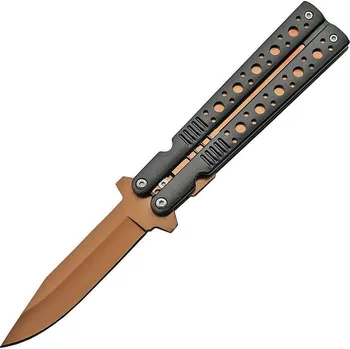 Kuchyňský nůž China Nůž Linerlock A/O Rose Gold CN300458RG