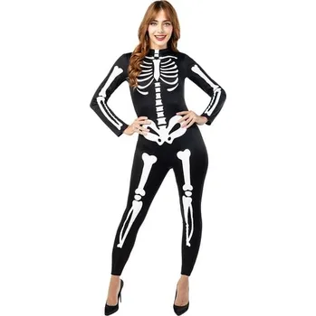 Karnevalový kostým Funiglobal - Kostým kostlivá silueta pro ženy - XS