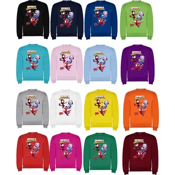 Chlapecká mikina Mikina přes hlavu Spidey a jeho úžásní přátelé Barva: Fialová/purpurová, Velikost: 86/92 - 1 až 2 roky