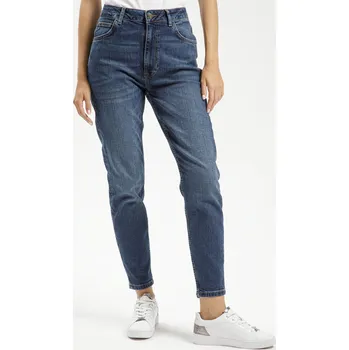 Dámské džíny Cross Jeans dámské mom fit džíny Joyce 432-085 dark mid blue Velikost: 26/32