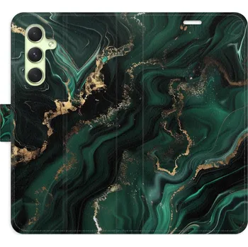 Pouzdro na mobilní telefon Flipové pouzdro iSaprio - Emerald 02 - Samsung Galaxy A54 5G