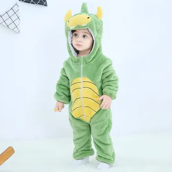 Karnevalový kostým Kostým/plyšový overal pro kluky i holky - zvířátka Motiv: Dinosaurus, Velikost: 90/12-18 měsíců