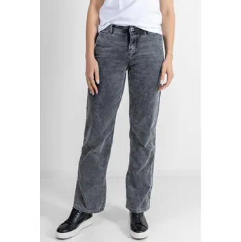 Dámské kalhoty Red Button dámské manšestové kalhoty Colette šedé Velikost: 42