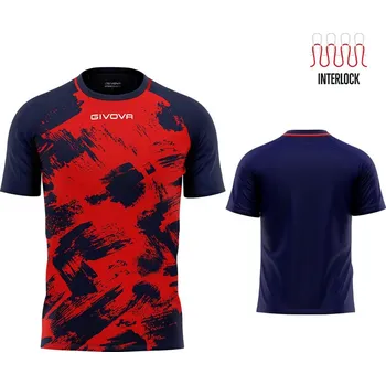 Chlapecké tričko Sportovní triko Givova Art Interlock Red-Blue S