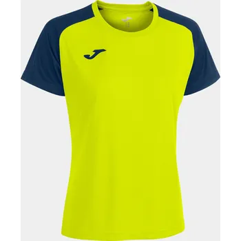 Chlapecké tričko Dámské triko JOMA Academy IV Fluor Yellow-Navy L