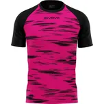 Sportovní triko GIVOVA Pixel fuxia-black XS