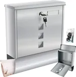 Malatec Poštovní schránka - Stříbrná ISO 8510