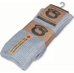 Ovčí věci Šedé medicínské ponožky z ovčí vlny - 2 páry Velikost: 39-42