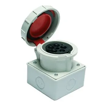 Elektrická zásuvka Zásuvka nástěnná IP67 16A 5 kolík TEM