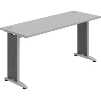 Kancelářský vozík HOBIS kancelářský stůl pracovní rovný - FE 1600, šedá + doprava zdarma