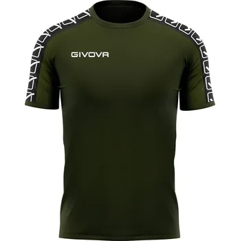 Chlapecké tričko Sportovní triko GIVOVA Cotton Band Army Green 3XL