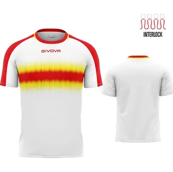 Chlapecké tričko Sportovní triko GIVOVA Radio red-yellow L