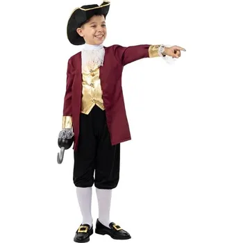 Funiglobal - Kostým Kapitán Hook pro chlapce - 3-4 years