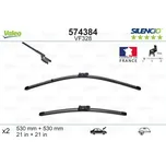 Stěrače VALEO SILENCIO 530 mm + 530 mm - ploché