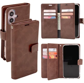 Pouzdro na mobilní telefon Mercury Ochranné pouzdro na iPhone 16 - Mercury, Mansoor Diary Brown
