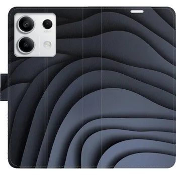 Pouzdro na mobilní telefon Flipové pouzdro iSaprio - Dark Waves - Xiaomi Redmi Note 13 5G