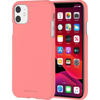 Pouzdro na mobilní telefon Mercury Ochranný kryt pro iPhone 11 - Mercury, Soft Feeling Pink